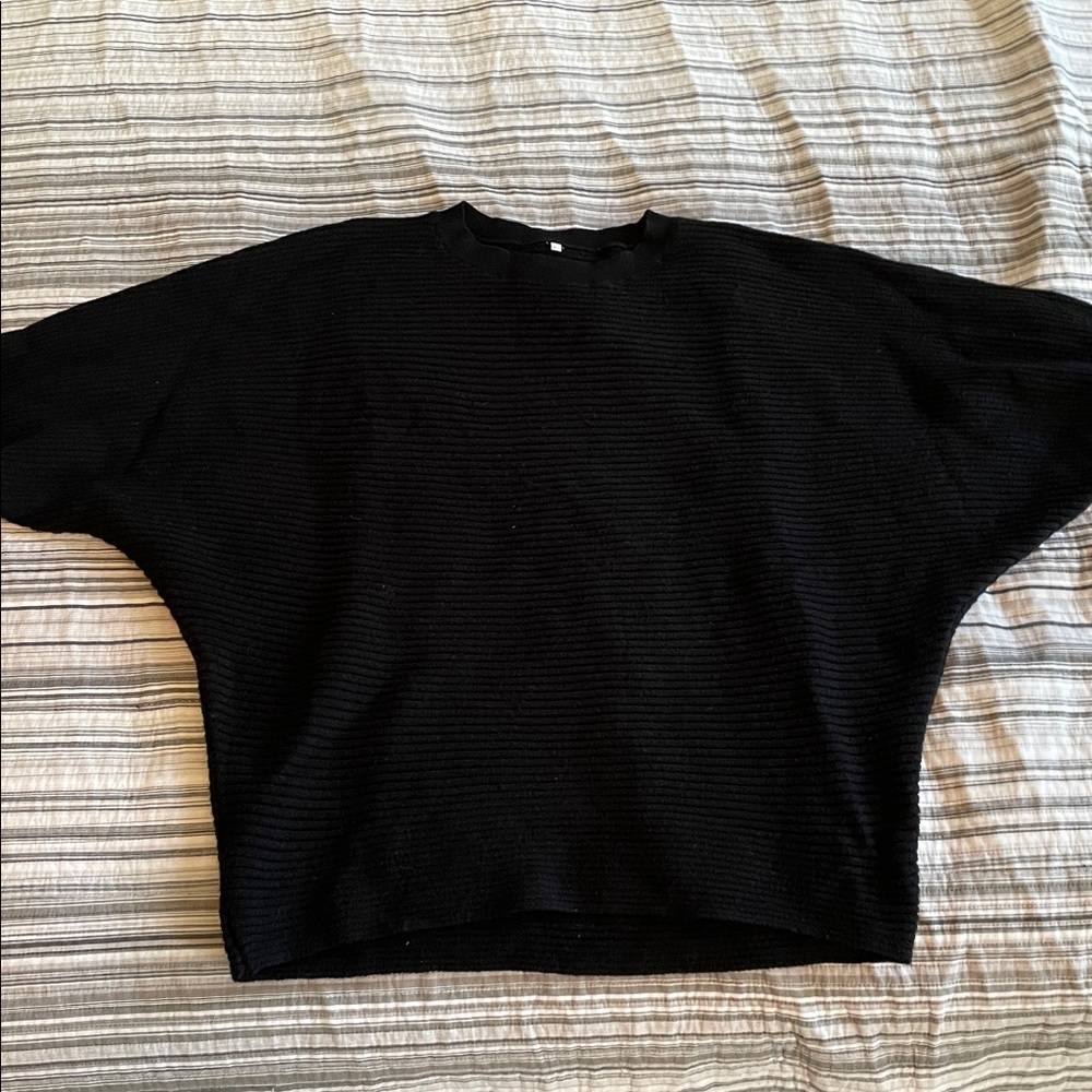 Black Oversized Sweater
